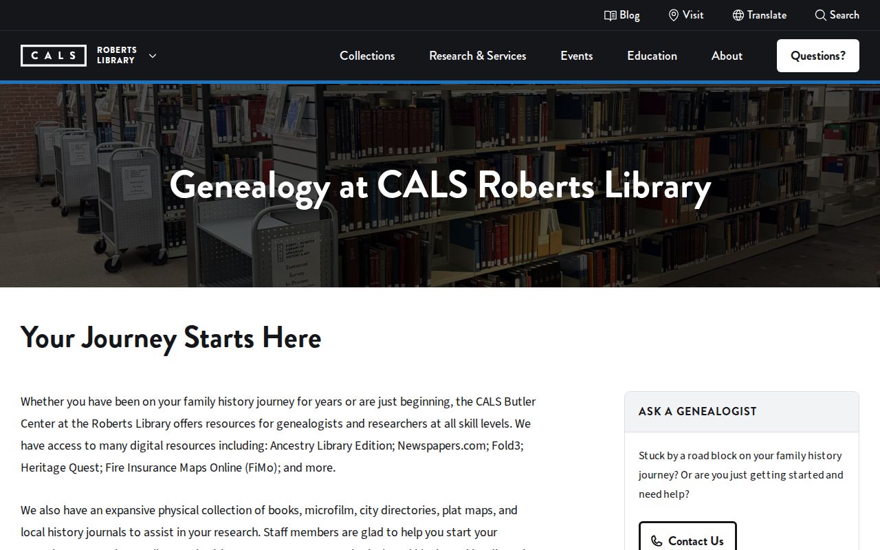 Sherwood people search CALS genealogy and city directories